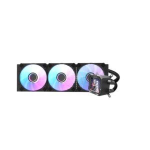 DarkFlash Wave Series DV360S All in One 360mm Liquid CPU Cooler - Black