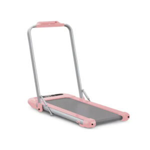 Black Bull Folding Walking Pad Speed 0.8-10 KM/H Small Compact Home Office with Remote Control & LED Display ,120 KG Weight Capacity UMWP103 - Pink