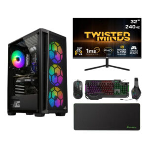 PC Gaming Bundle ? Intel Core i5-14400F, RTX 5060 Ti 16GB, DDR5 16GB RAM, 1TB NVMe SSD, Windows 11 Pro With 32? 240Hz Monitor & PC Gaming Accessories