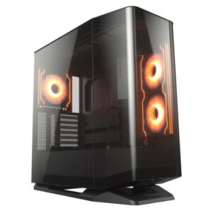 Cougar FV270 E-ATX Mid Tower Gaming Case - Black (1 x ARGB Fan Included)