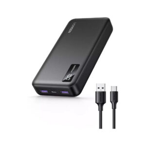 UGREEN 20000mAh PD-20W Power Bank with Built-in USB-C Connector PB312-25683