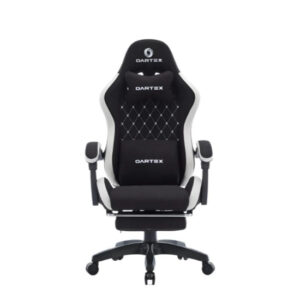 Oartex Model LD035 Gaming Chair - Black & White (Installation not included)