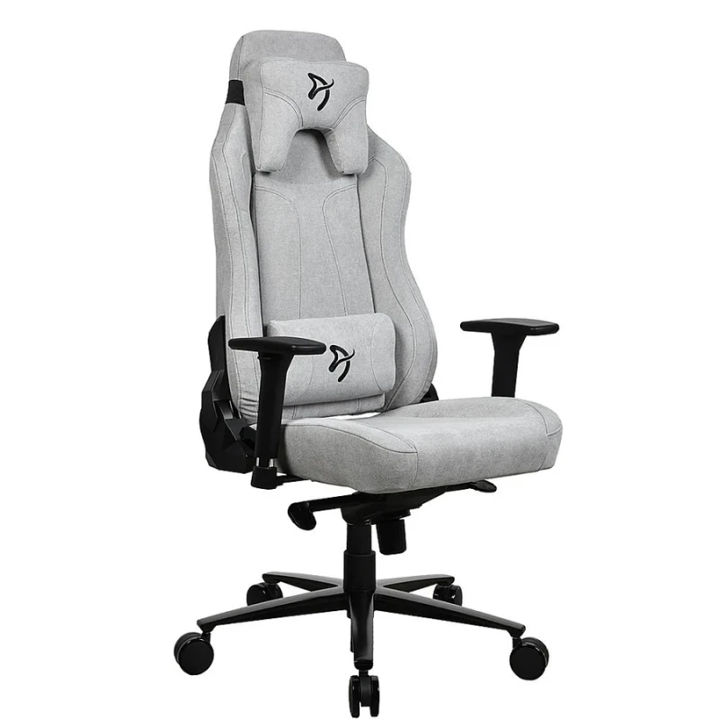 Arozzi vernazza Soft Fabric chair - Light Grey ( Installation not included ) - Image 2