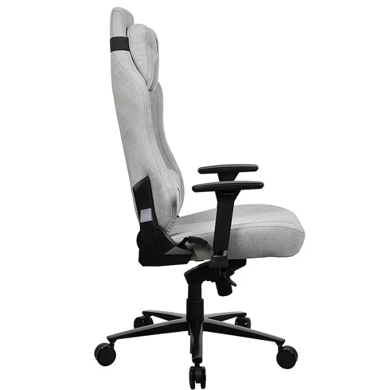 Arozzi vernazza Soft Fabric chair - Light Grey ( Installation not included ) - Image 3