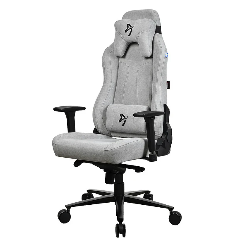 Arozzi vernazza Soft Fabric chair - Light Grey ( Installation not included ) - Image 8
