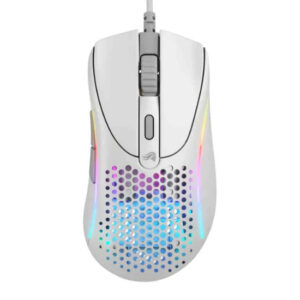 Glorious Model D2 Wired RGB Gaming Mouse - White