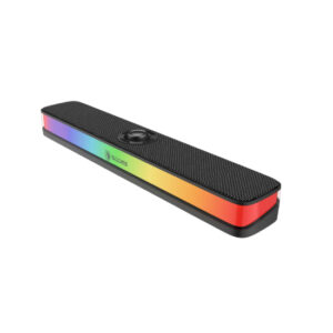 Sades Posevolt SA-SP01-B compact Desktop Soundbar with 6 RGB Modes - Black