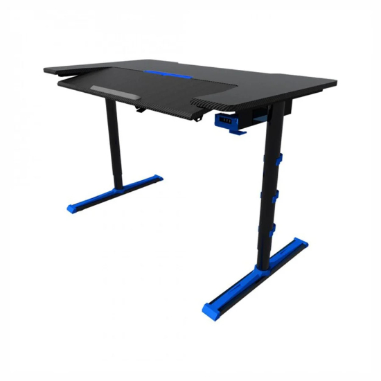 Sades Alpha Gaming Table - Black/Blue ( Installation not included )