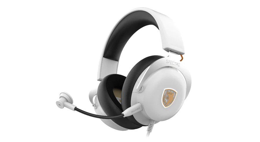 Sades Spectre SA-915W Virtual 7.1 Surround Sound USB Gaming Headset - White - Image 2