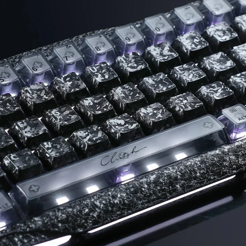 GravaStar Mercury V60 Pro 60% Hall Effect Magnetic Switch Gaming Keyboard Special Edition - Cyber Frost Black - Image 6
