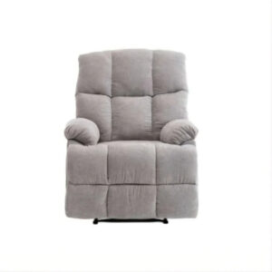 Lounge Swivel Rocking Recliner Sofa ? Chenille Fabric (88 x 94 x 103 cm) - Light Grey UMSDG740 (installation not included)