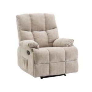 Lounge Swivel Rocking Recliner Sofa ? Chenille Fabric (88 x 94 x 103 cm) - Beige UMSDG731 (installation not included)
