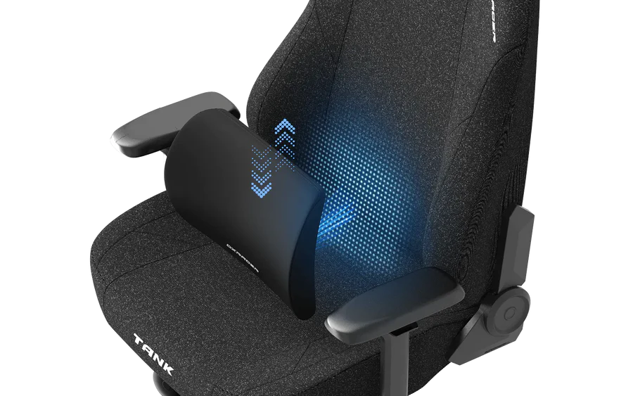 DXRacer Tank Series XXL Fabric Gaming Chair - Black - Image 10