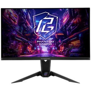 Asrock PGO27QFV 27" QHD (2560 x 1440), 360Hz Refresh Rate, 0.03ms Response Time, HDMI 2.1, AMD FreeSync Premium Pro Flat Gaming Monitor - Black