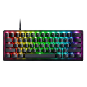 Razer Huntsman V3 Pro Mini 60% Analog Optical Switch Gen-2 Doubleshot PBT Keycaps US Layout Gaming Mechanical Keyboard - Black RZ03-04990100-R3M1