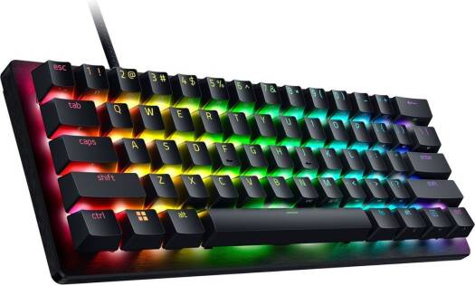 Razer Huntsman V3 Pro Mini 60% Analog Optical Switch Gen-2 Doubleshot PBT Keycaps US Layout Gaming Mechanical Keyboard - Black RZ03-04990100-R3M1 - Image 3