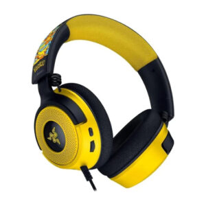 Razer Kraken V4 X Wired Gaming Headset with Chroma RGB Lighting & Type C & Type A Cable - Pok?mon Kanto Starters Edition RZ04-05180300-R3M1