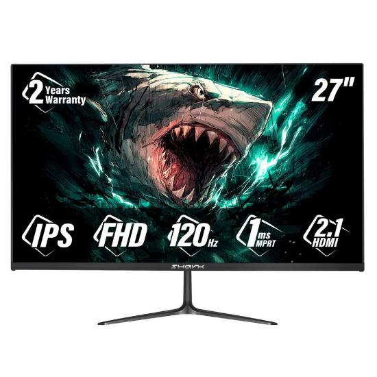 Sharx B27F120I 27" FHD, 120Hz refresh rate, 1ms Response time, HDMI 2.1, IPS Speaker Flat Gaming Monitor