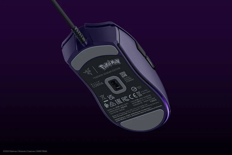 Razer Cobra Lightweight RGB Chroma Lighting Wired Gaming Mouse - Pok?mon Gengar Edition RZ01-04650700-R3M1 - Image 4