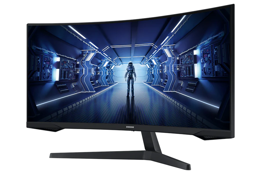 Samsung Odyssey G55T Pro 34" WQHD 2K(3440 x 1440), 165Hz Refresh Rate, 1ms Response Time, VA Panel Curved Gaming Monitor - Black LC34G55TWWMXUE - Image 2