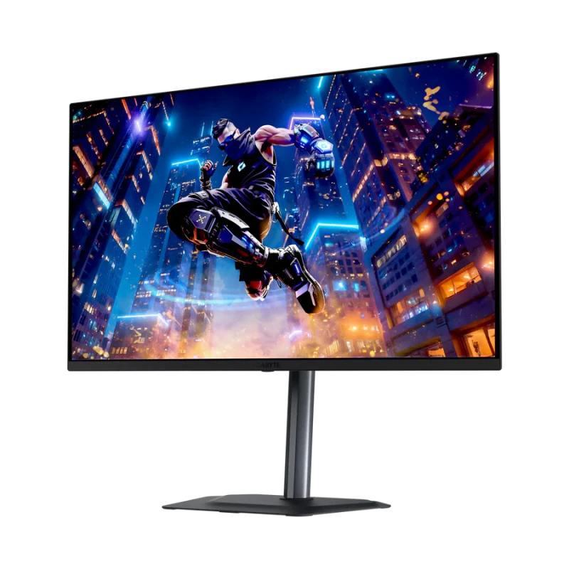 GIGABYTE MO32U2 32" UHD(3840 x 2160), 240Hz Refresh Rate, 0.03ms Response Time, HDMI 2.1, QD-OLED Flat Gaming Monitor - Black - Image 2