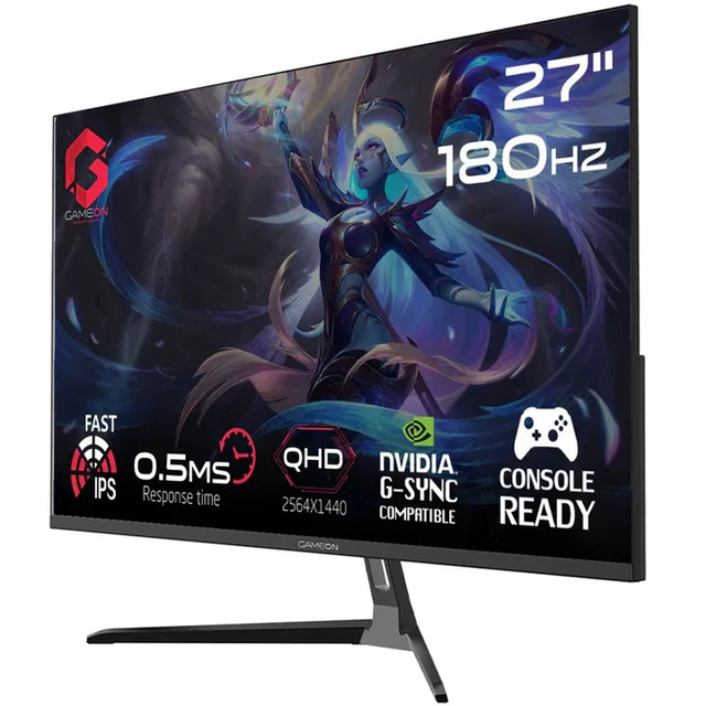 GAMEON GOPS27QHD180IPS 27", QHD, 180Hz, 0.5ms Fast IPS, Flat Gaming Monitor - Image 2