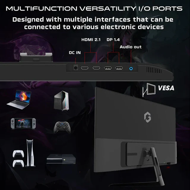 GAMEON GOPS27QHD180IPS 27", QHD, 180Hz, 0.5ms Fast IPS, Flat Gaming Monitor - Image 7
