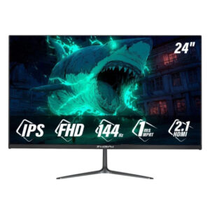 SHARX Gaming Monitor 24", FHD 144hz Refresh Rate, 1ms, IPS, 2.1 HDMI, Fixed Stand, Free Sync, G-Sync Compatible Model B24F144I