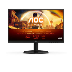 AOC 24G42E 24" FHD(1920 x 1080), 180Hz Refresh Rate, 0.5ms Response Time, IPS Flat Gaming Monitor - Black