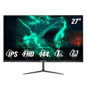 SHARX Gaming Monitor 27", FHD 144hz Refresh Rate, 1ms, IPS, 2.1 HDMI, Fixed Stand, Free Sync, G-Sync Compatible Model B27F144I