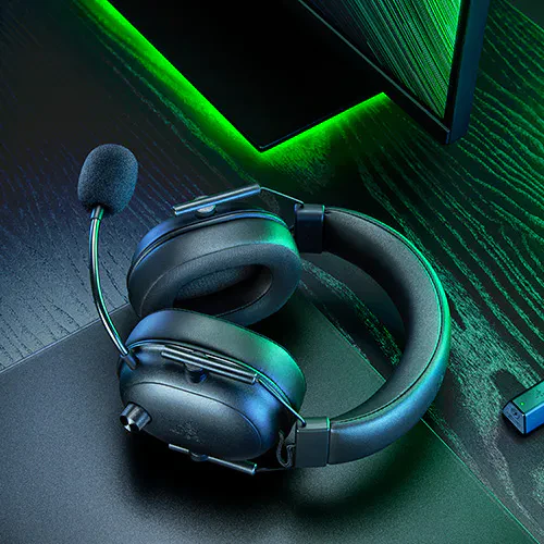 Razer BlackShark V2 HyperSpeed Wireless/Bluetooth/Wired Gaming Headset Compatible with PC, Mac, PS5/PS4 & Mobile Devices - Black RZ04-04960100-R3M1 - Image 2