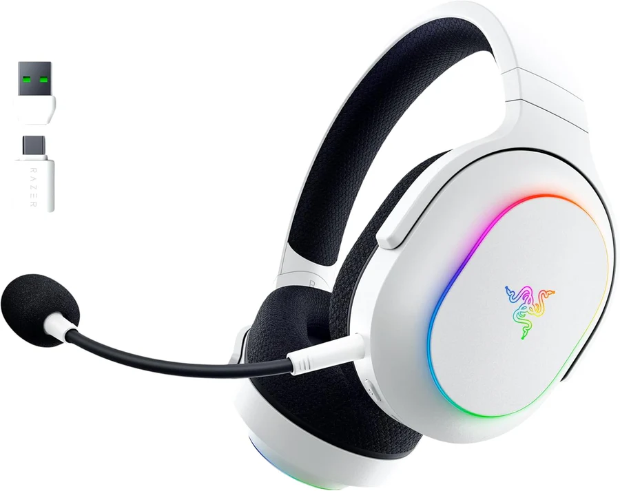 Razer Barracuda X Chroma Wireless/Bluetooth Multi-Platform Gaming Headset Compatible with PC, PS4/PS5, Switch - White RZ04-05220200-R3M1 - Image 2