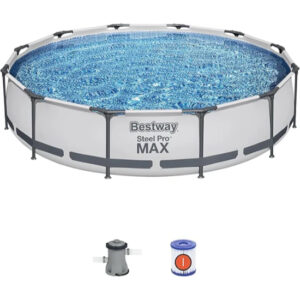 BESTWAY 3.66M X 76CM POOL SET (Contents:Pool, Fliter Pump(220-240V), Compatible with Cartridge 58093(?)220-240V) / 56416