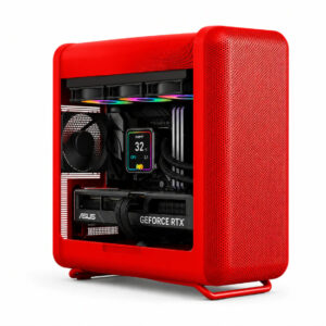 Custom Gaming PC Intel Core Ultra 5 245KF, RTX 5060 Ti 16GB, 16GB DDR5 6000MT/s RAM, 1TB SSD, Windows 11 Pro - Red