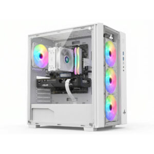 Custom Gaming PC Intel Core i5-14400F, RTX 5060 8GB, RAM 16GB DDR4, 1TB, Windows 11 Pro - White