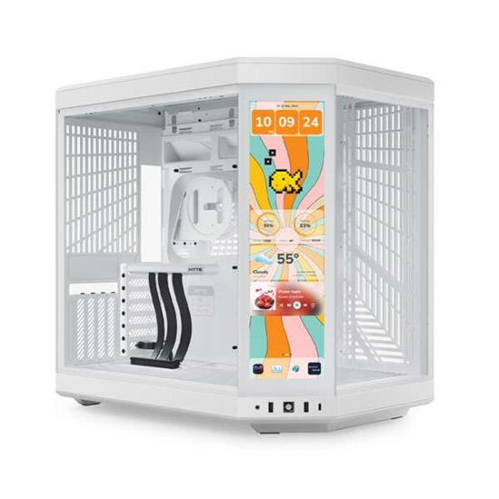 Custom Gaming PC AMD Ryzen 7 9700X, Grava Star 9070 XT 16GB, 32GB DDR5, 1TB NVMe, Windows 11 Pro - White