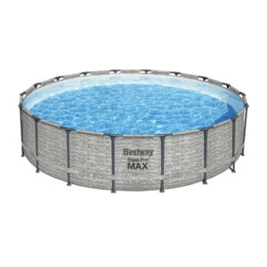Bestway 5.49M X 1.22M POOL SET (Contents:Pool, Filter Pump(220-240V), Ladder, Cover, Compatible with Cartridge 58012(III)220-240V) 5618Y (Installation Not Included)