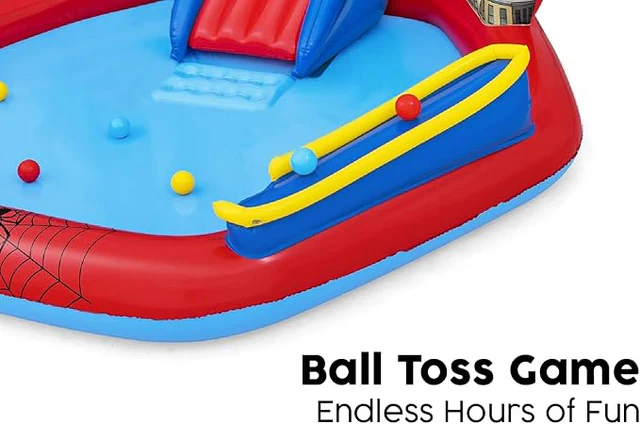 BESTWAY 2.11M X 2.06M X 1.27M PLAY CENTER (Contents: 1 pool, 2 rings, 6 play balls, repair patch, 1 pc of water watcher tag.) Age 2+ / 98793 - Image 5